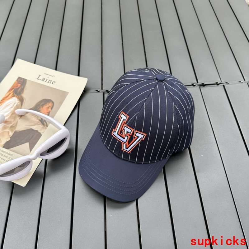 Close-up detail view of Louis Vuitton unisex cap