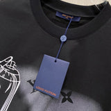 Full styled look of Louis Vuitton cotton t-shirt with everyday silhouette