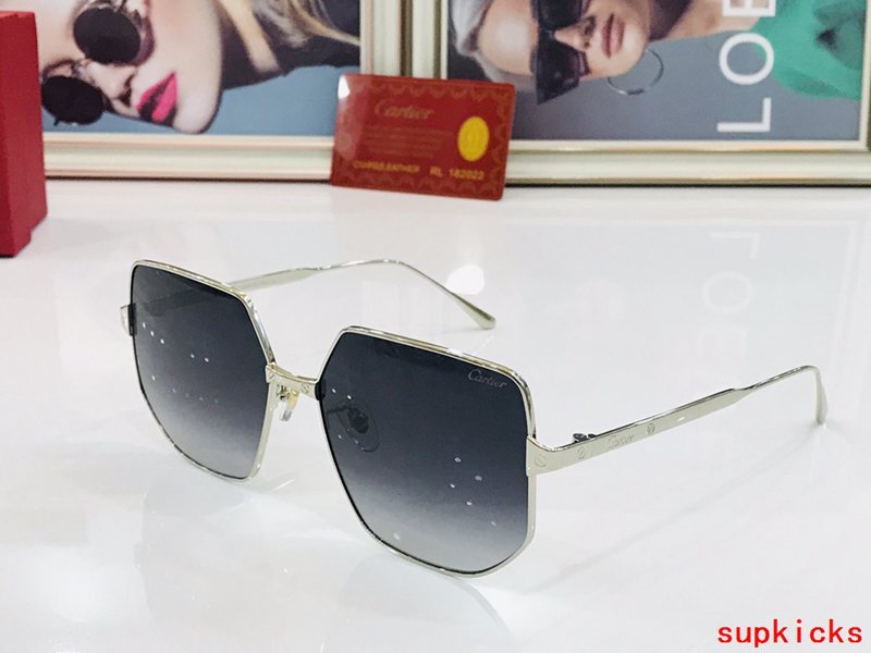 Front view of Cartier unisex sunglasses