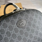 Back view of statement classic women's handbag – women's premium purse