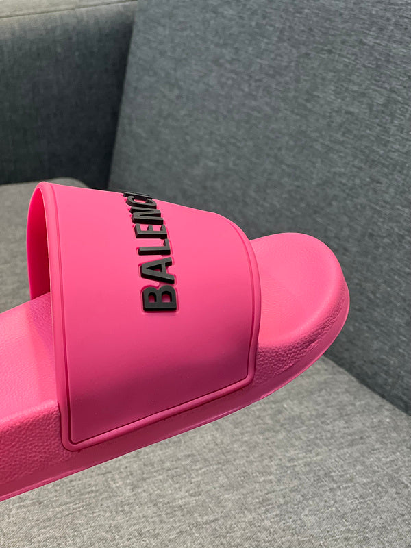 Balenciaga White Block Heel Sandals - Toe Detail View