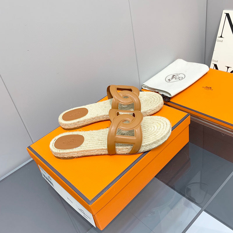 Hermes sandals Style 197 - styled lifestyle view