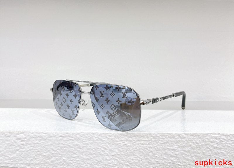Side view of Louis Vuitton unisex sunglasses