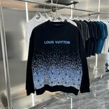 Back view of Louis Vuitton luxury clothing with tailored silhouette