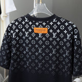 Back view of Louis Vuitton cotton t-shirt with signature branding