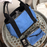 Top view of premium classic women's handbag – women's statement bag