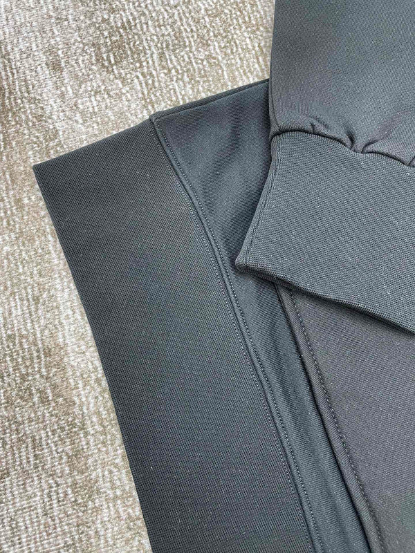 Close-up of Amiri hoodie craftsmanship