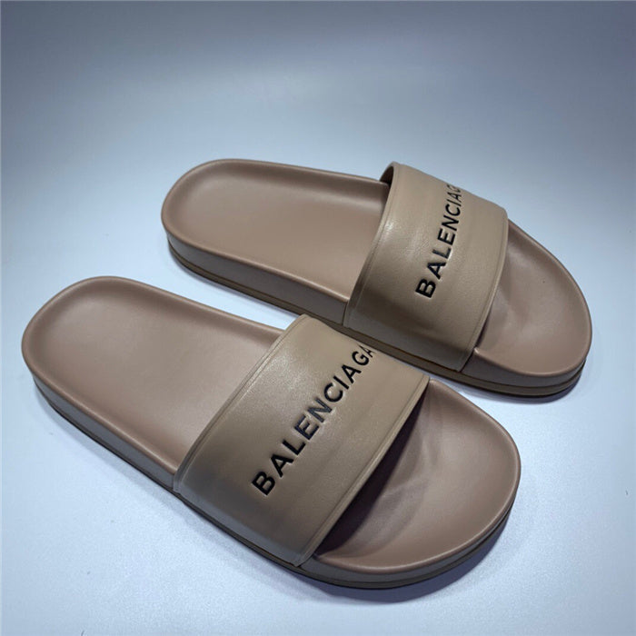 Balenciaga White Flat Thong Sandals - Detail Shot of Craftsmanship