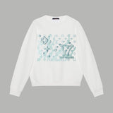 Back view of Louis Vuitton luxury clothing with relaxed-fit cut