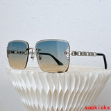 Close-up detail view of Louis Vuitton unisex sunglasses