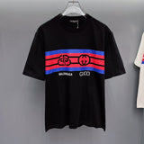 Side profile of Gucci luxury clothing with monogram-inspired silhouette