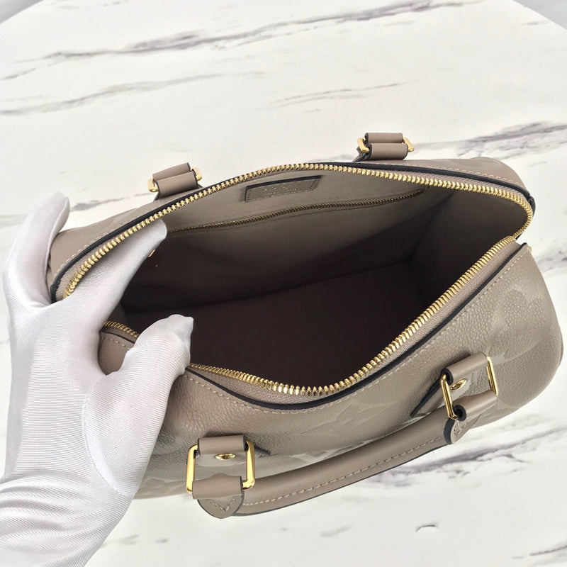 Back view of chic structured women's handbag – women's premium purse
