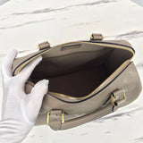 Back view of chic structured women's handbag – women's premium purse
