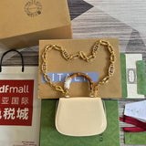 Close-up detail of structured bag design