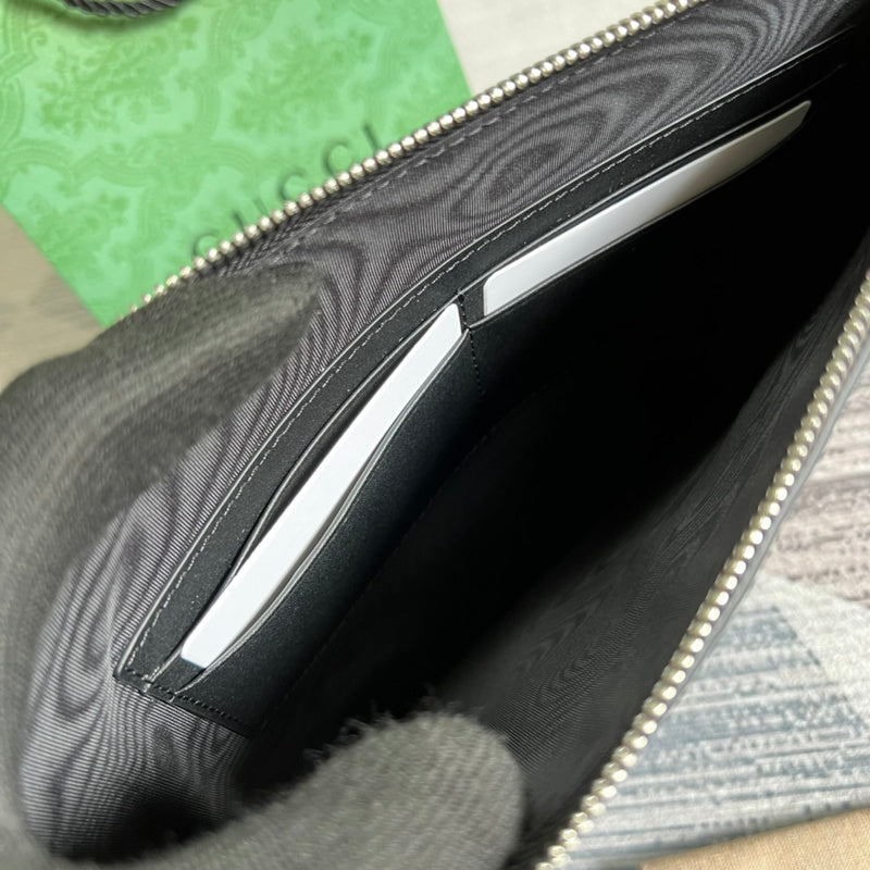 Close-up detail of polished bag design