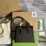 Front view of signature elevated women's handbag – women's designer-style accessory