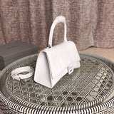 Interior view of premium refined women's handbag – women's statement bag