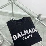 Balmain luxury designer clothing detail shot