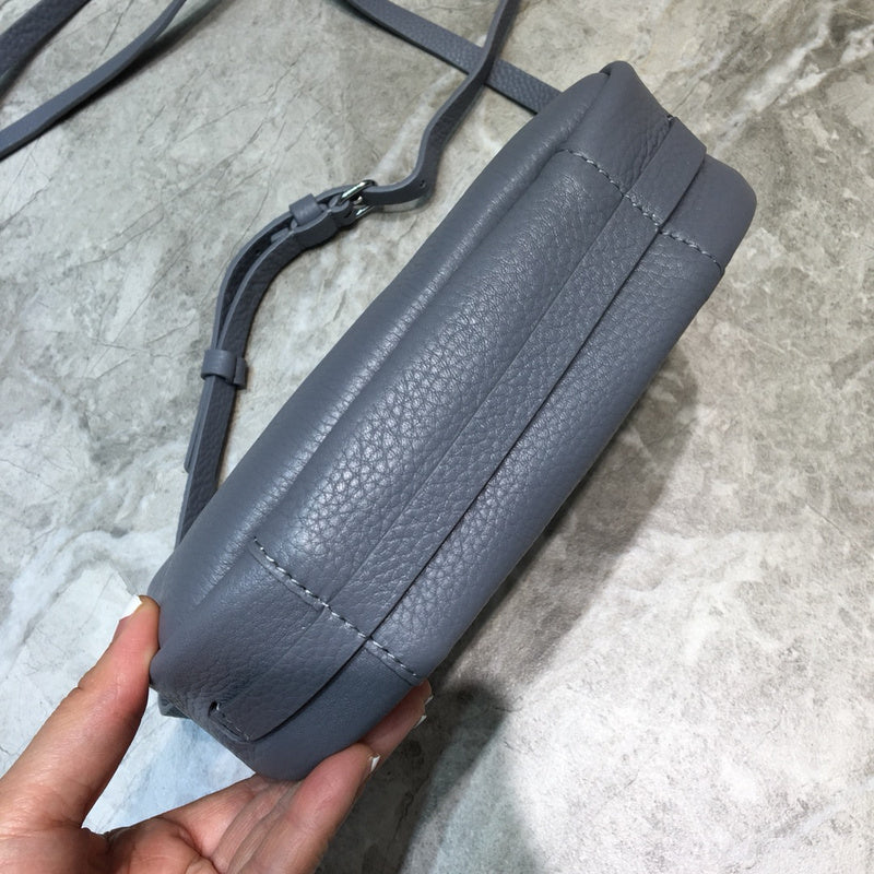 Modern Vegan Leather Handbag - Sleek Minimalist Lines | Women's Premium Handbag #814 - hardware and detail close-up (image 5) of designer-inspired handbag