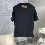 Side profile of Louis Vuitton cotton t-shirt with streetwear-inspired cut