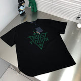 Back view of Louis Vuitton cotton t-shirt with logo-detail design