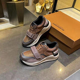 Bold Faux Leather Shoes - Everyday Versatile Build | Women's Luxury Shoes #1215 - styled full view (image 7) of designer-inspired shoes