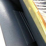 Front view of refined modern women's handbag – women's luxury handbag