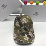 Close-up detail view of Burberry unisex cap