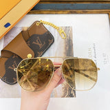 Side view of Louis Vuitton unisex sunglasses