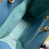 Side profile of premium statement women's handbag – women's luxury accessory