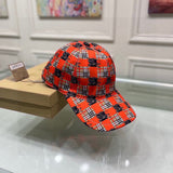 Angled view of Burberry unisex cap