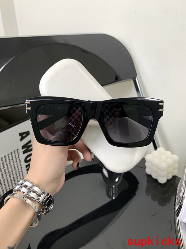 Front view of Louis Vuitton unisex sunglasses