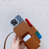 Side view of balanced structured handbag