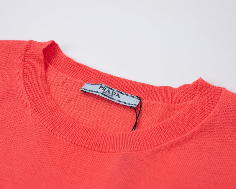 Close-up detail shot of Polo cotton polo shirt with monogram-inspired silhouette