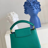 Handle and strap detail of refined chic women's handbag – women's luxury handbag