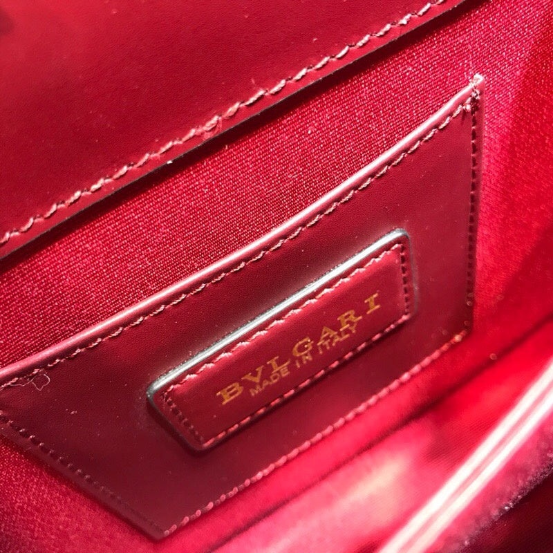 Contemporary Faux Leather Handbag - Refined Silhouette | Women's Luxury Handbag #1764 - back view (image 4) of designer-inspired handbag