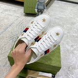 Gucci tonal black luxury sneakers view 5 classic court silhouette