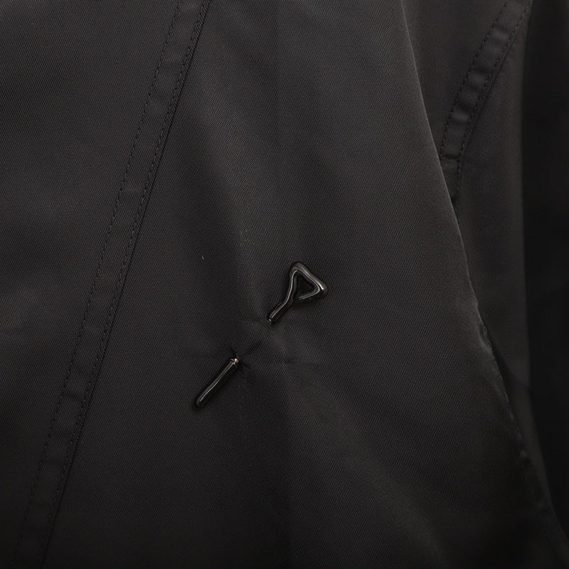 Back view of Louis Vuitton luxury clothing with logo-detail design