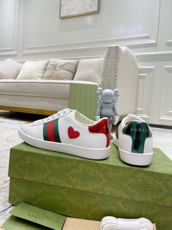 Gucci tonal black luxury sneakers view 7 padded collar comfort