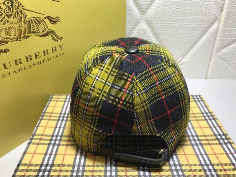 Front view of Burberry unisex cap
