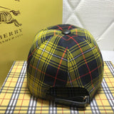 Front view of Burberry unisex cap