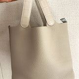  polished shopper bag styled with outfit