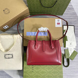 Front view of polished everyday-luxe women's handbag – women's luxury accessory