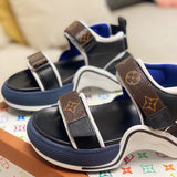 Close-up of Louis Vuitton shoes craftsmanship
