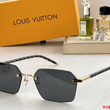 Side view of Louis Vuitton unisex sunglasses