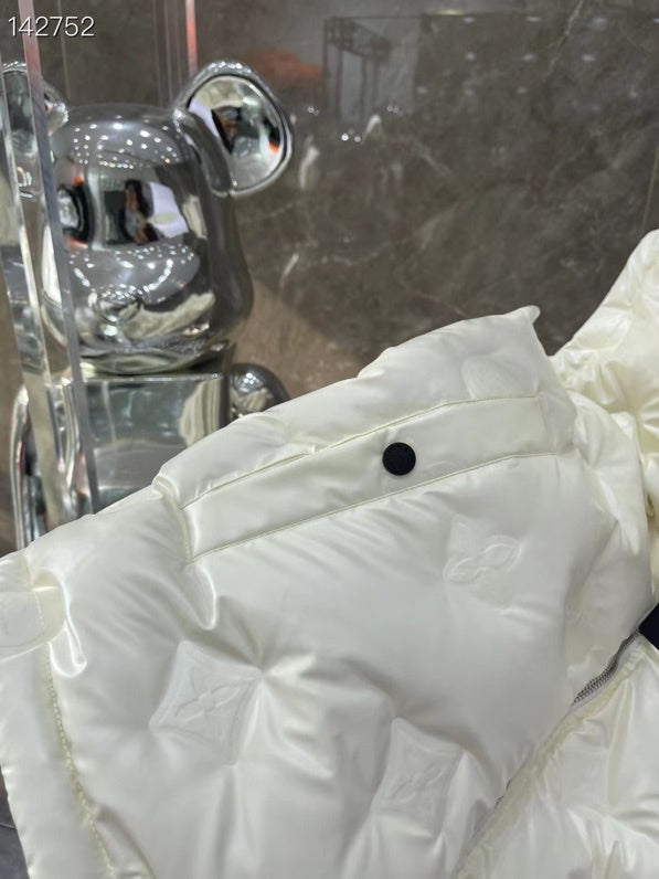 Flat lay presentation of Louis Vuitton luxury clothing with streetwear-inspired cut