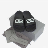 Balenciaga Chocolate Brown Block Heel Sandals - Lifestyle Styling Shot