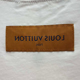 Front view of Louis Vuitton cotton t-shirt with runway-inspired design