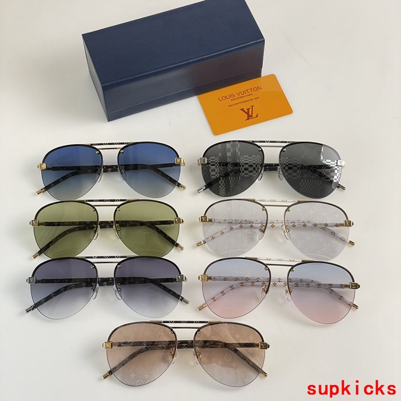Lifestyle view of Louis Vuitton unisex sunglasses