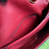 Side profile of modern structured women's handbag – women's everyday handbag